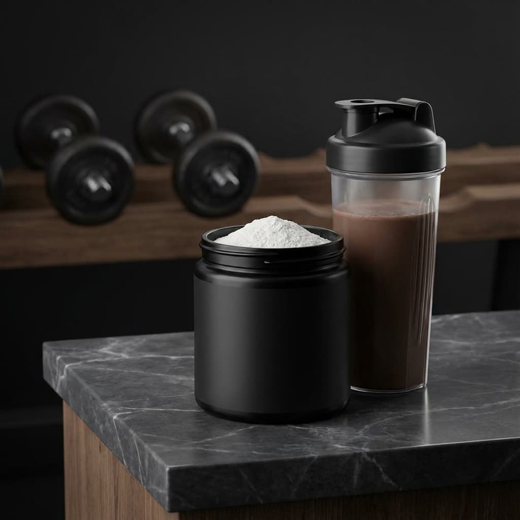 Mejores suplementos gimnasio hombres principiantes: Creatina y Proteína