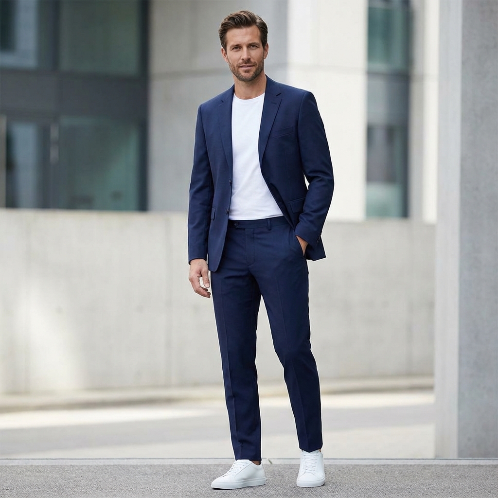 Zapatillas blancas y traje: ¿Se puede? 3 reglas para no verte ridículo